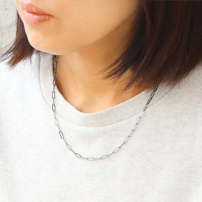 Stainless steel 316L chain necklace clip gold (ion plating) (SUS316L)