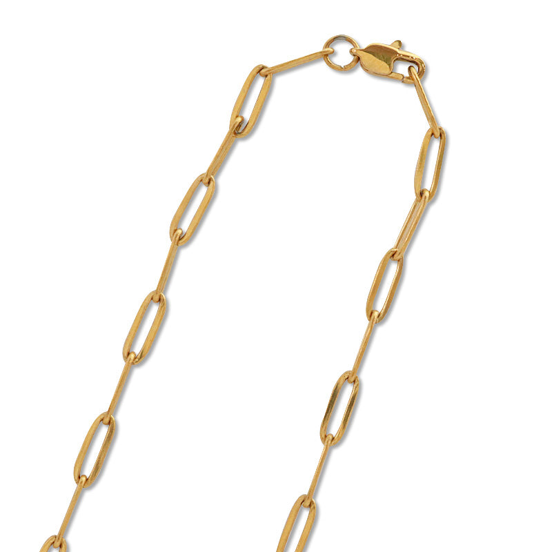 Stainless steel 316L chain necklace clip gold (ion plating) (SUS316L)