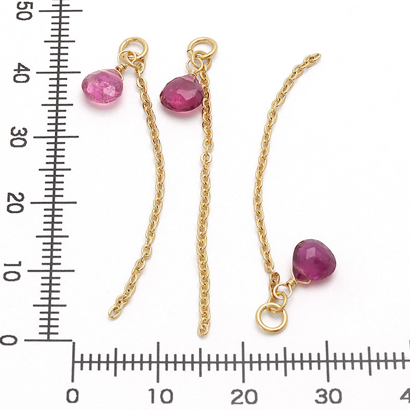 天然石 めがね留めカスタムパーツ ピンクトルマリン/230SF – 貴和