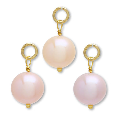 淡水パール めがね留めカスタムパーツ　ポテト　マルチカラー