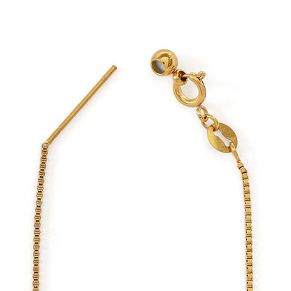 Stainless steel 316L slide pin chain necklace box 1.2mm fabric (SUS316L)