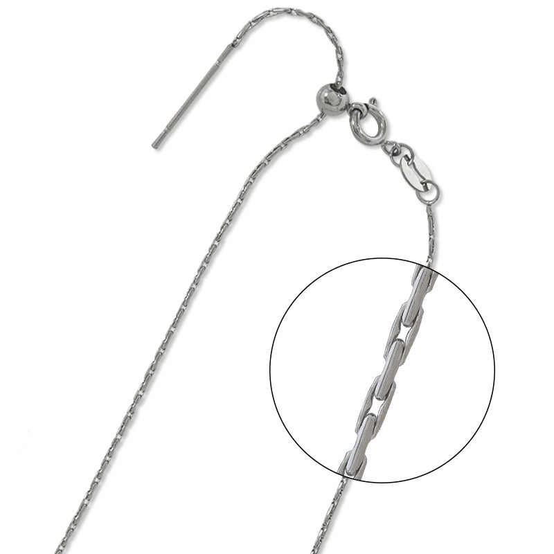 Stainless Steel 316L Slide Pin Chain Necklace Swage 1 Fabric (SUS316L)