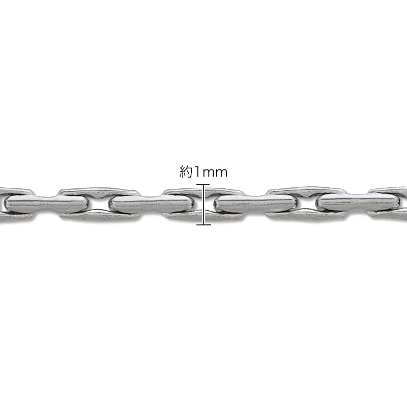 Stainless Steel 316L Slide Pin Chain Necklace Swage 1 Gold (Ion Plating) (SUS316L)