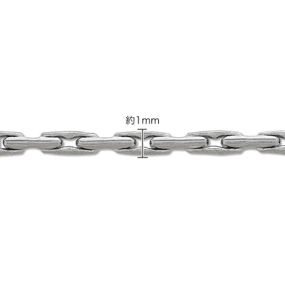 Stainless Steel 316L Slide Pin Chain Necklace Swage 1 Gold (Ion Plating) (SUS316L)