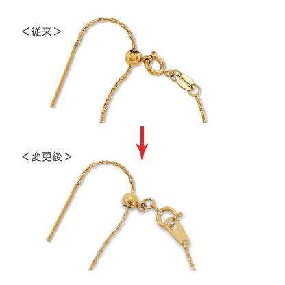 Stainless Steel 316L Slide Pin Chain Necklace Swage 1 Fabric (SUS316L)