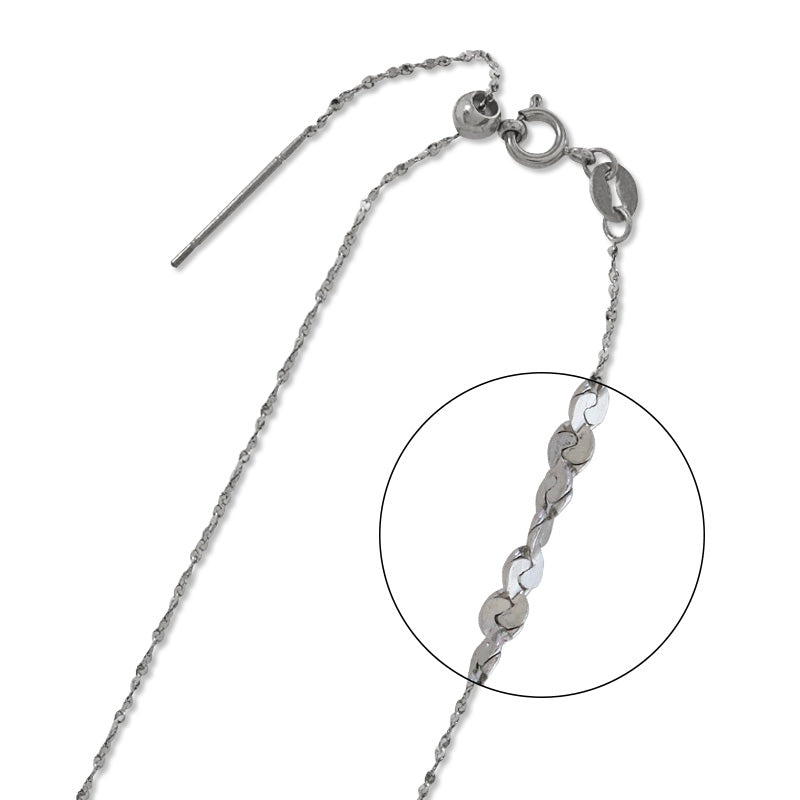 Stainless Steel 316L Slide Pin Chain Necklace Swage 2 Fabric (SUS316L)