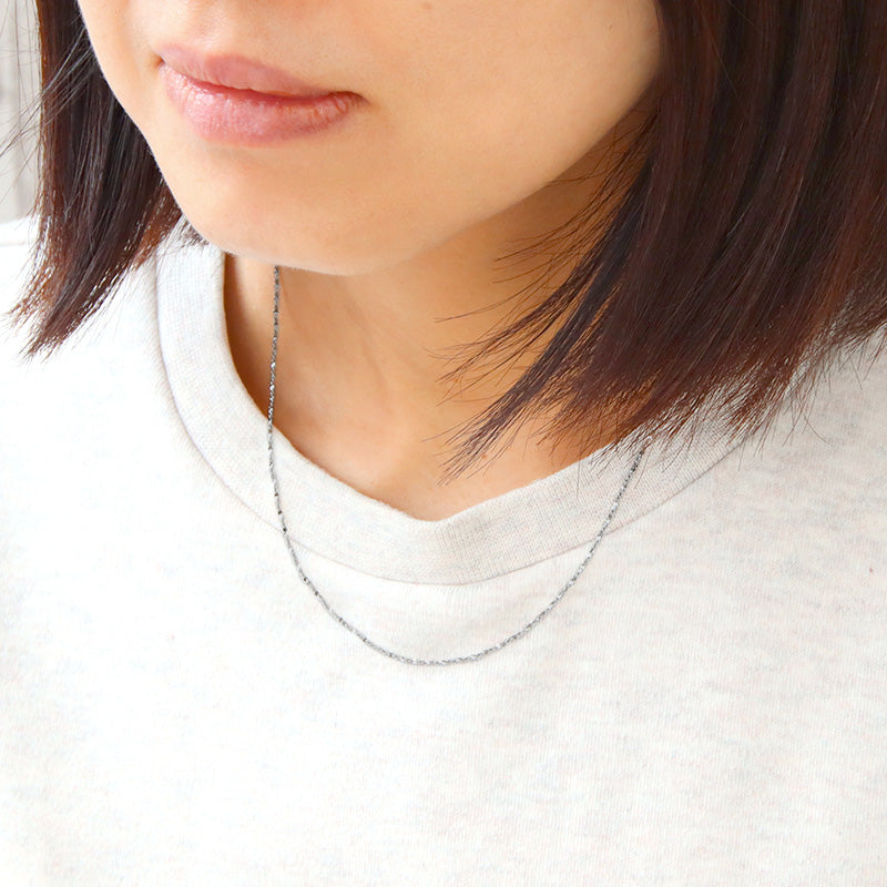 Stainless Steel 316L Slide Pin Chain Necklace Swage 2 Gold (Ion Plating) (SUS316L)