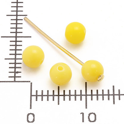 アクリル ドイツ製 丸　イエロー