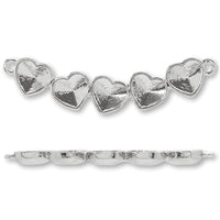 キャスト5連石座 ＃4815用 2カン　ロジウムカラー