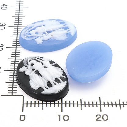 ドイツ製カメオ レディ2　ブラックマット/ホワイト