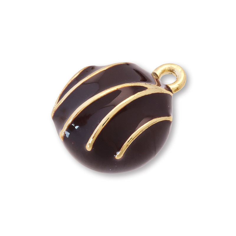 Charm Bonbon Chocolat Round Brown/G