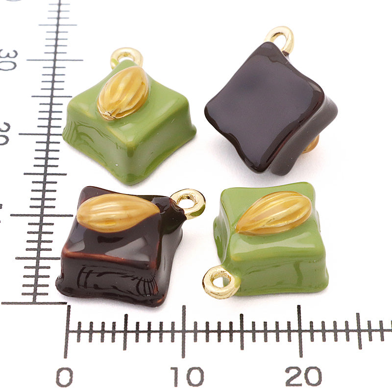 Charm Bonbon Chocolat Square Brown/G