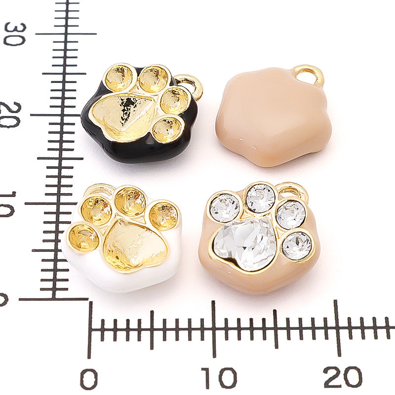 Charm Paw Crystal White/G