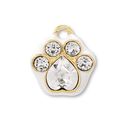 Charm Paw Crystal White/G