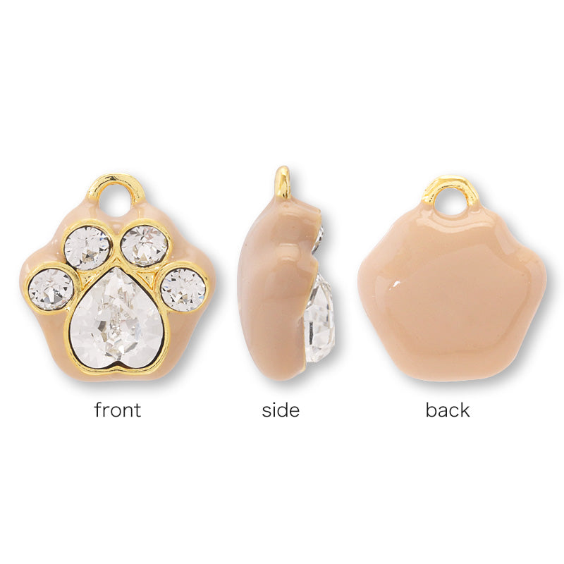 Charm Paw Crystal White/G