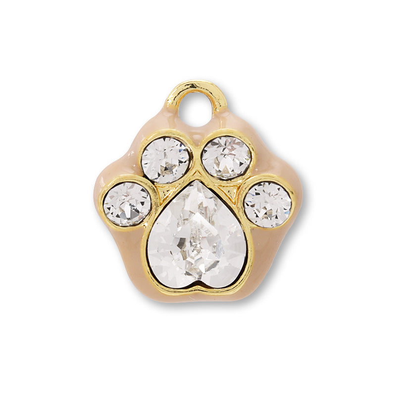 Charm Paw Crystal Beige/G