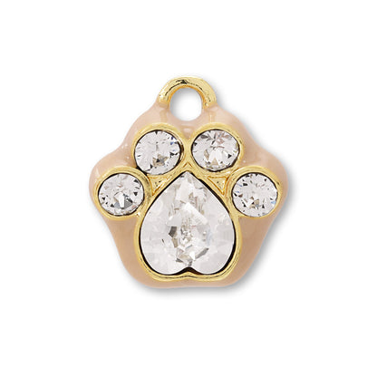 Charm Paw Crystal Beige/G