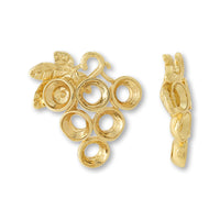 石座チャーム ブドウ #1088 PP31　ゴールド