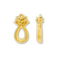 石座チャーム パイナップル #4320 10×7mm用　ゴールド