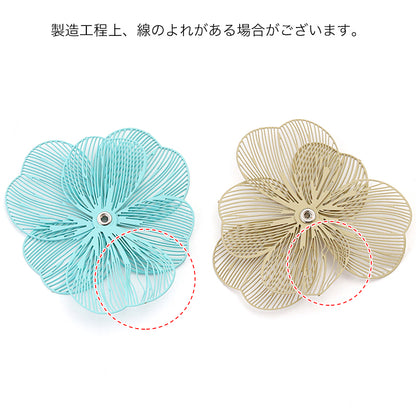 スペインパーツ 6弁花 No.1　ターコイズ