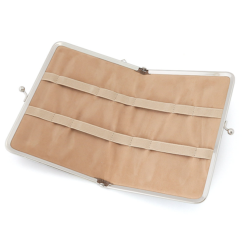 工具ケース がま口　ブラウン/Ni
