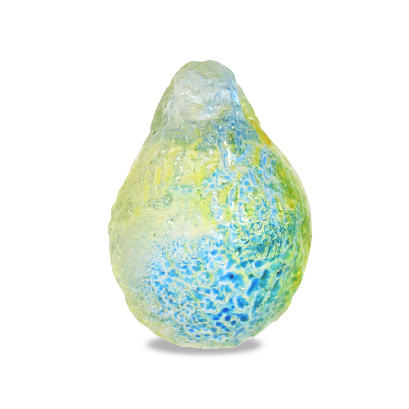 Czech Shizuku side hole yellow blue etching