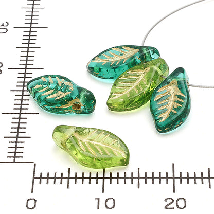 Czech Press Leaf 5 Emerald G