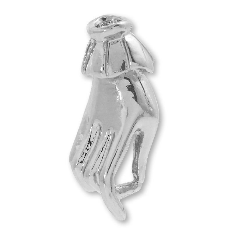 Charm hand rhodium color