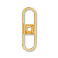 metal ring partsBezelAttachment 1 #4428 Gold for 4mm