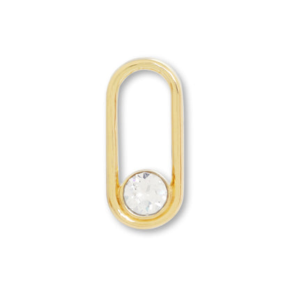 Metal ring parts with stone 2 crystal/G
