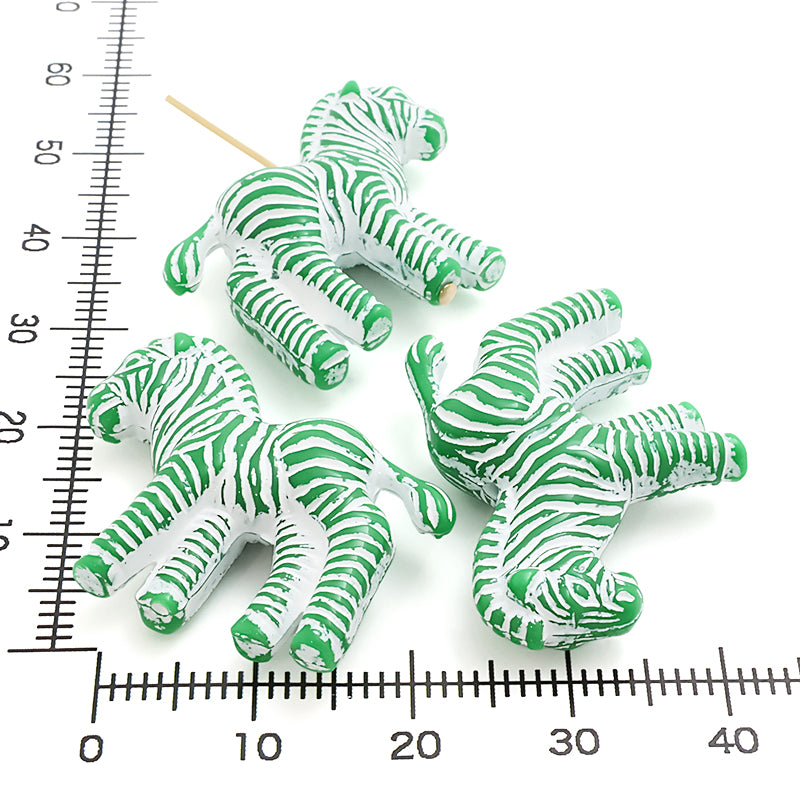 Acrylic made in Germany zebra green/white