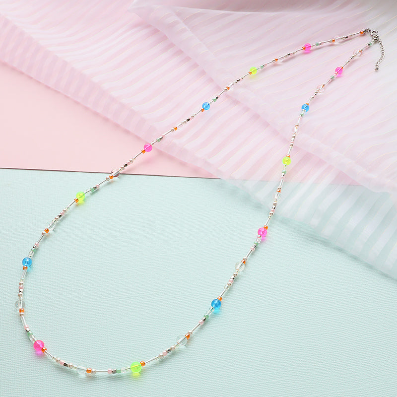 Acrylic Made in Germany Round Clear Neon Yellow