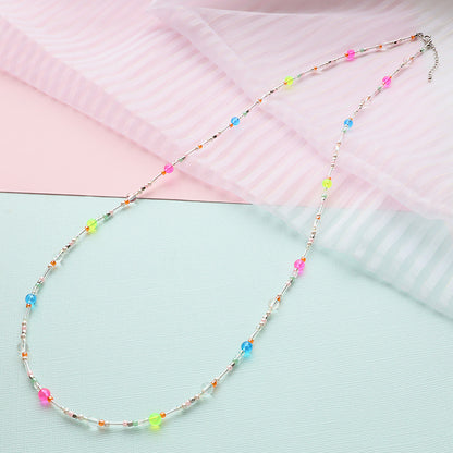 Acrylic Made in Germany Round Clear Neon Yellow