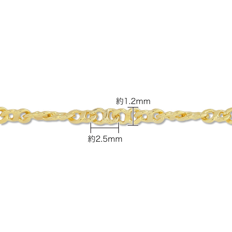 Chain neck K-434 (with adjuster) gold