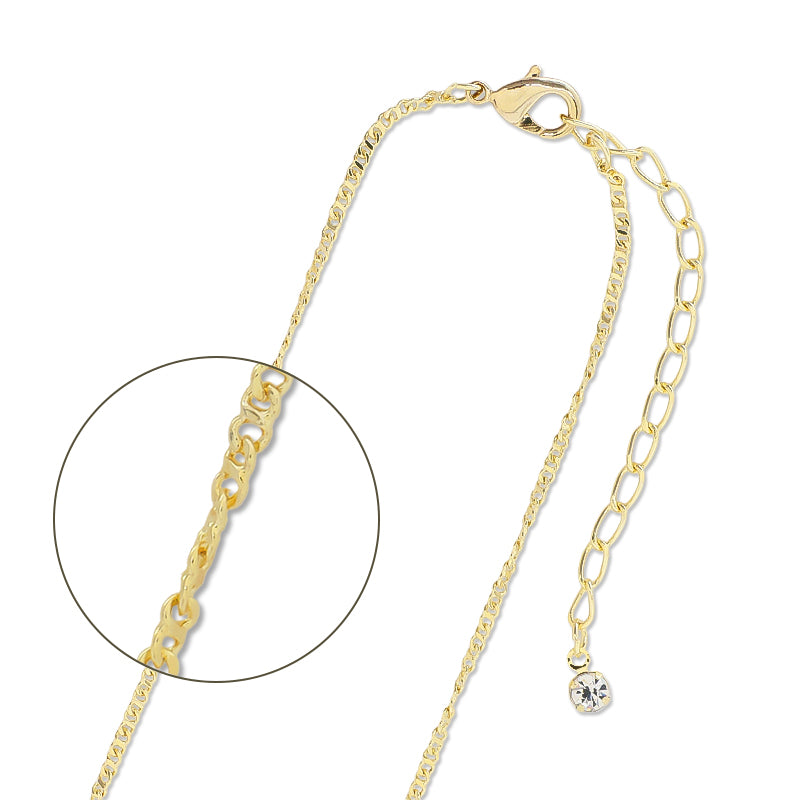 Chain neck K-434 (with adjuster) gold