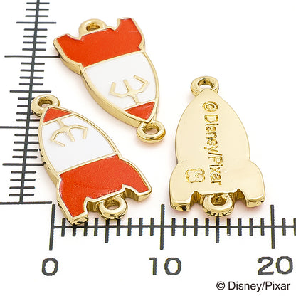 Charm Toy Story Space Crane 2 Rings Gold