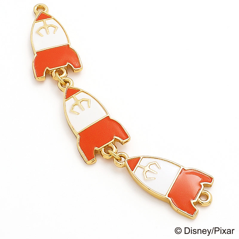 Charm Toy Story Space Crane 2 Rings Gold