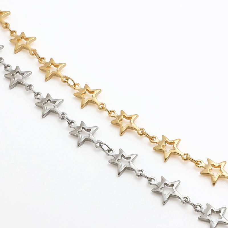 Chain K-435 Rhodium color
