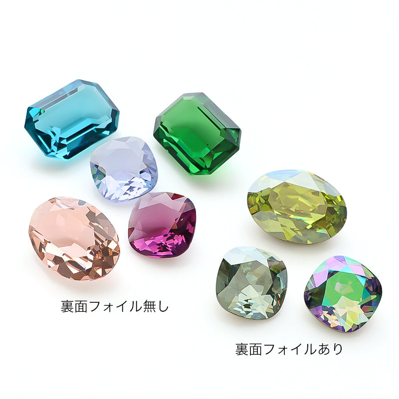 キット KR1393 貴和クリスタル宝石編みプリンセスのレクタングルリング