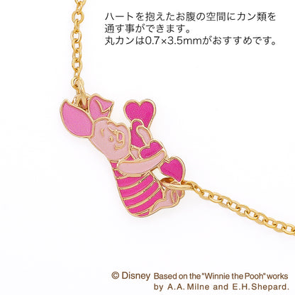 チャーム 「くまのプーさん」 ピグレット　ゴールド