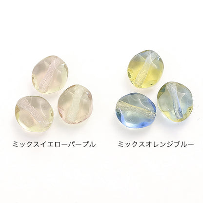 チェコ クロス　ミックスイエローパープル