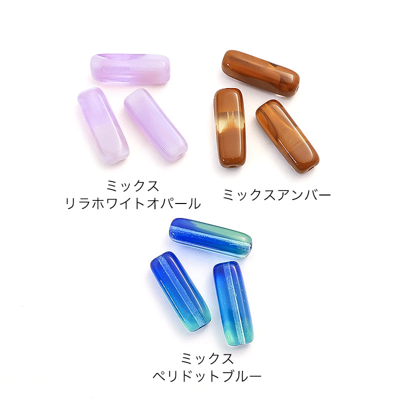 チェコ レクタングルスティック2　ミックスアンバー