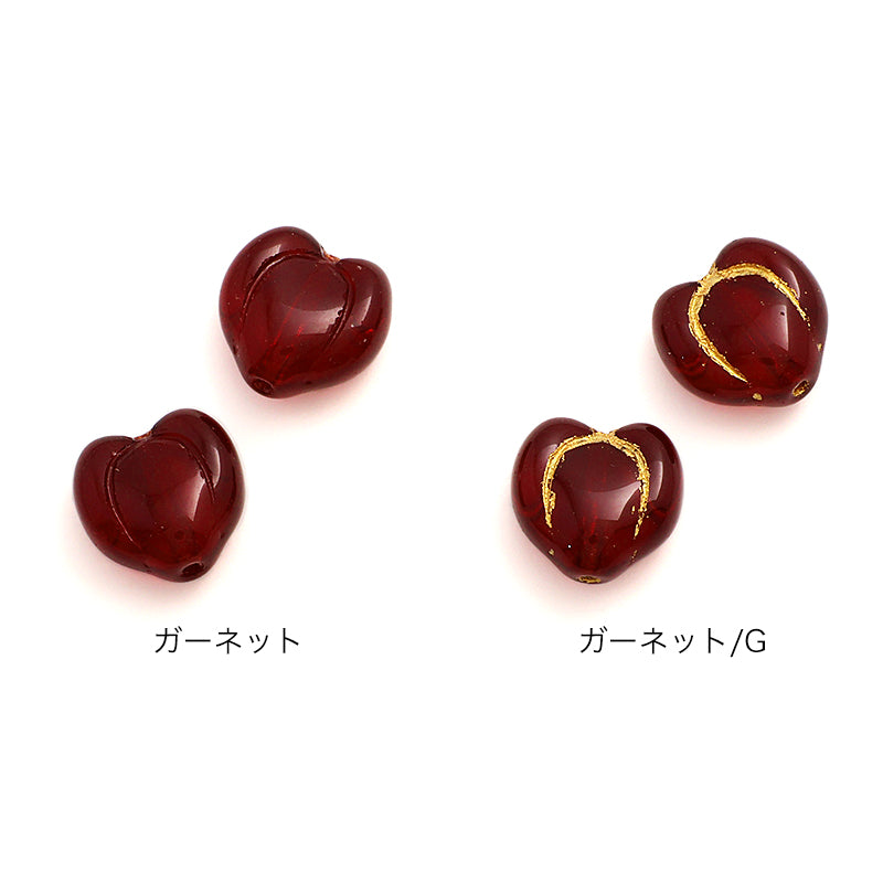 Czech Press Heart 2 Garnet/G