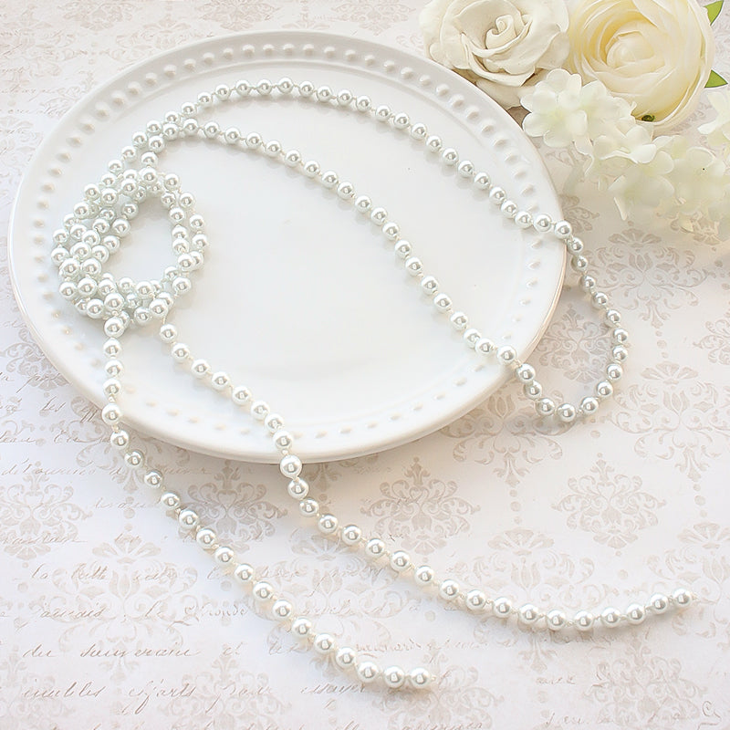 Kit Crystal Pearl Knotted Necklace (KR1139)