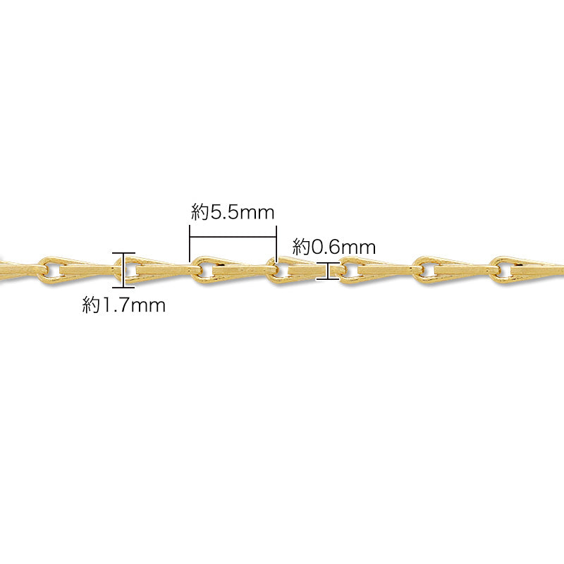 チェーン BRC1.5　ゴールド