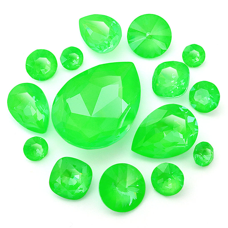 貴和クリスタル #4627 クリスタルエレクトリックグリーンイグナイト