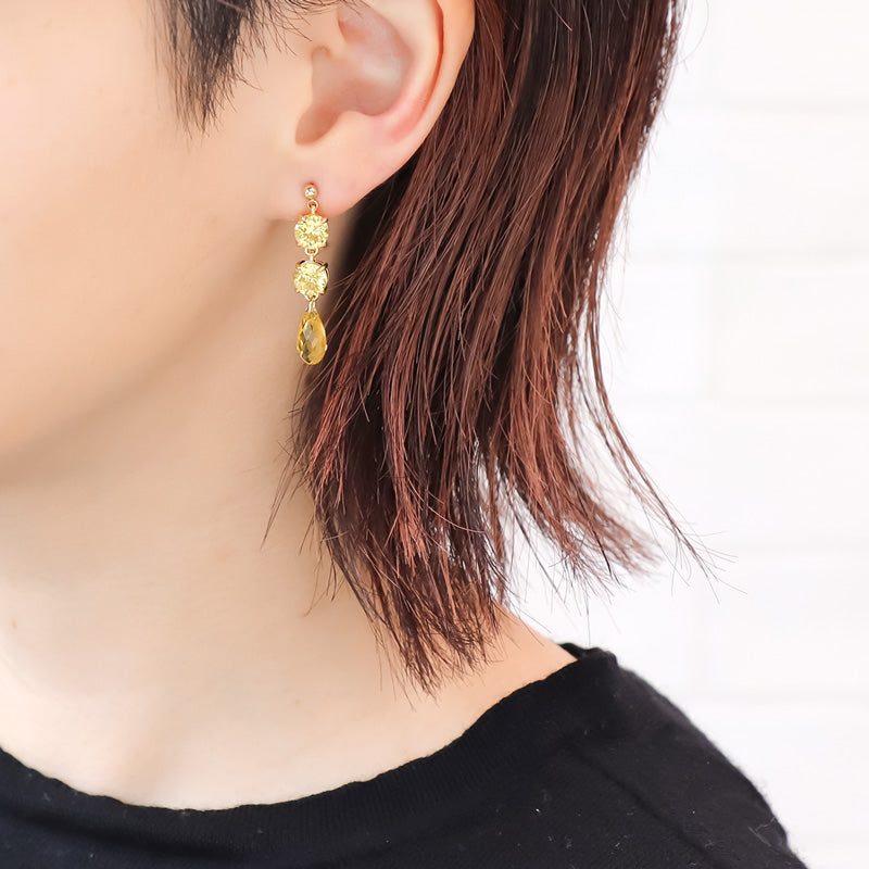 Recipe No.KR1085Kiwa crystals4 gorgeous ear accessories