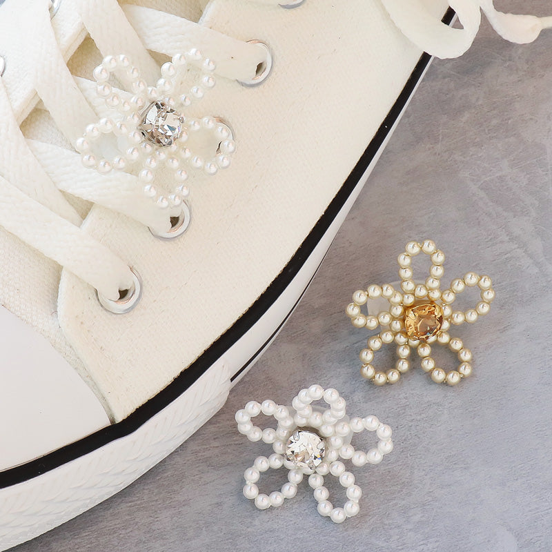 Recipe No.KR1114 Flower design shoe clip