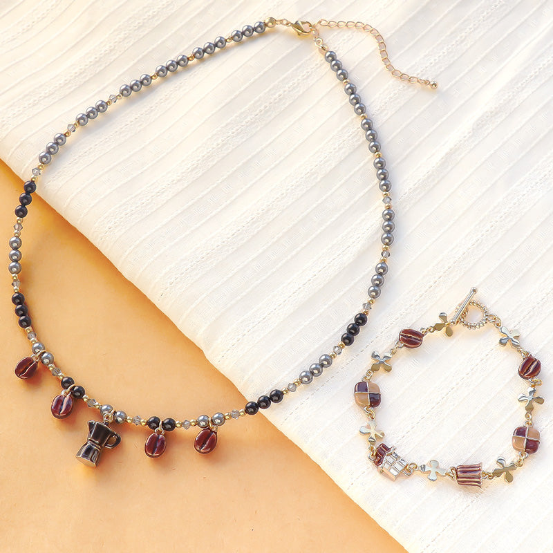 Recipe No. KR1260 - 2 types of coffee charm bitter taste accessories