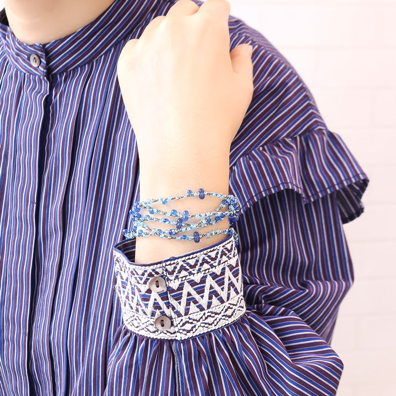 no.165 再販✩.*˚ハンドメイド　青のクラシカルアクセサリー✩.*˚ no.165 再販✩.*˚ハンドメイド 青のクラシカルアクセサリー✩.*˚